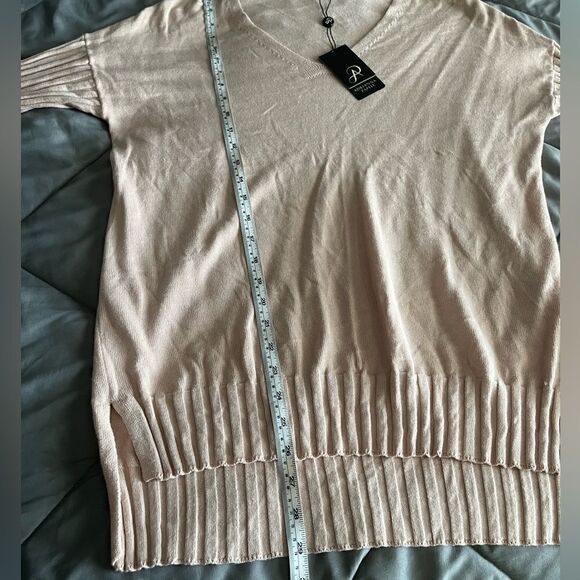 Adrianna Papell V-Neck Tunic Sweater NWT - Picture 11 of 11